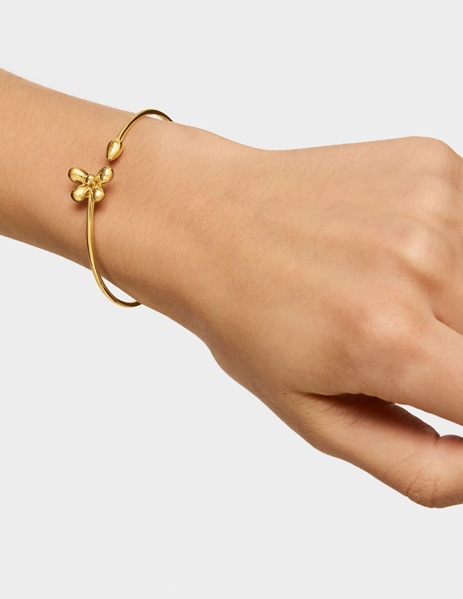 Pulsera de plata P 925 Daisy con acabado brillante 5
