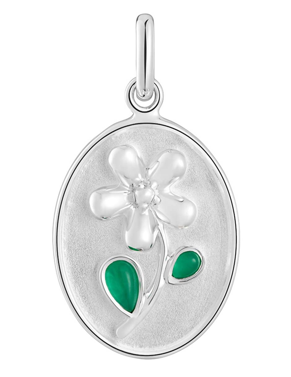 Dije ovalada daisy de plata P 925 Dije ovalada daisy de plata P 925