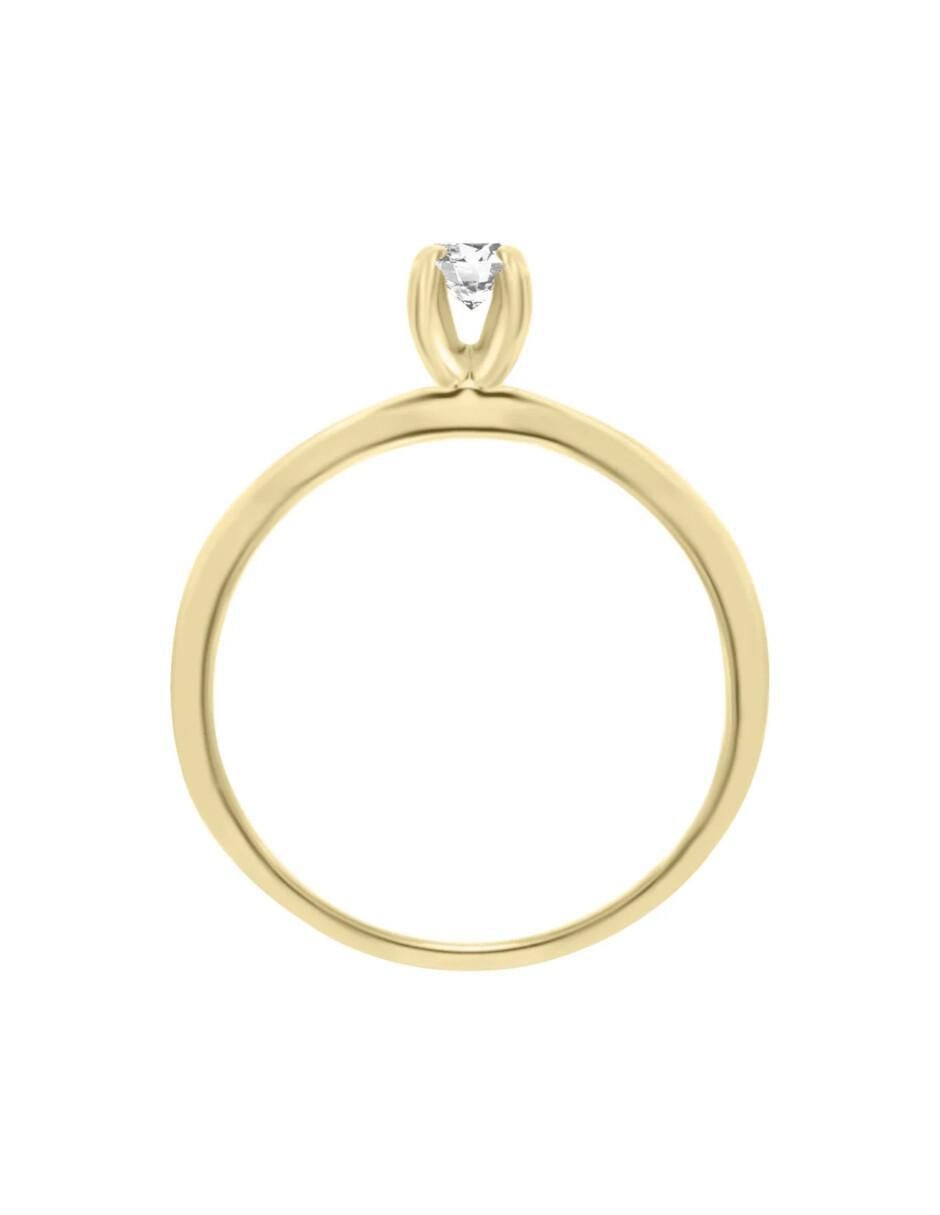 Anillo de compromiso de oro 14 k Dalily diamante 2