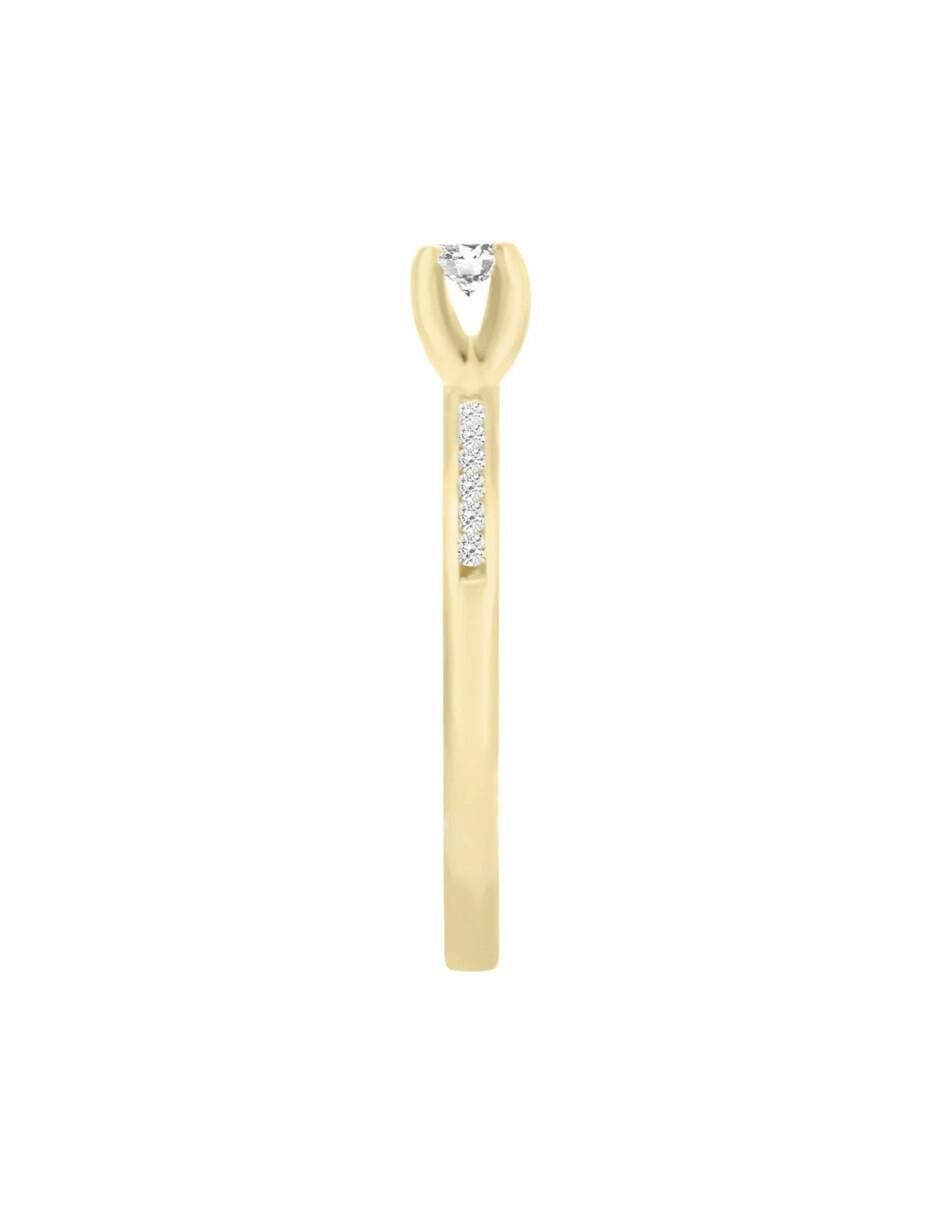 Anillo de compromiso de oro 14 k Dalily diamante 4
