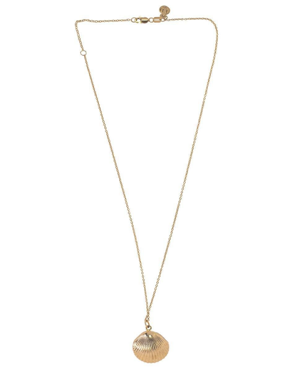 Collar con dije de concha de plata P 925 2