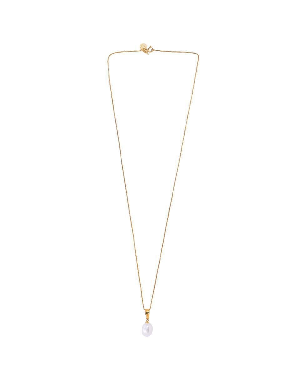 Collar con dije ovalado de plata P 925 2