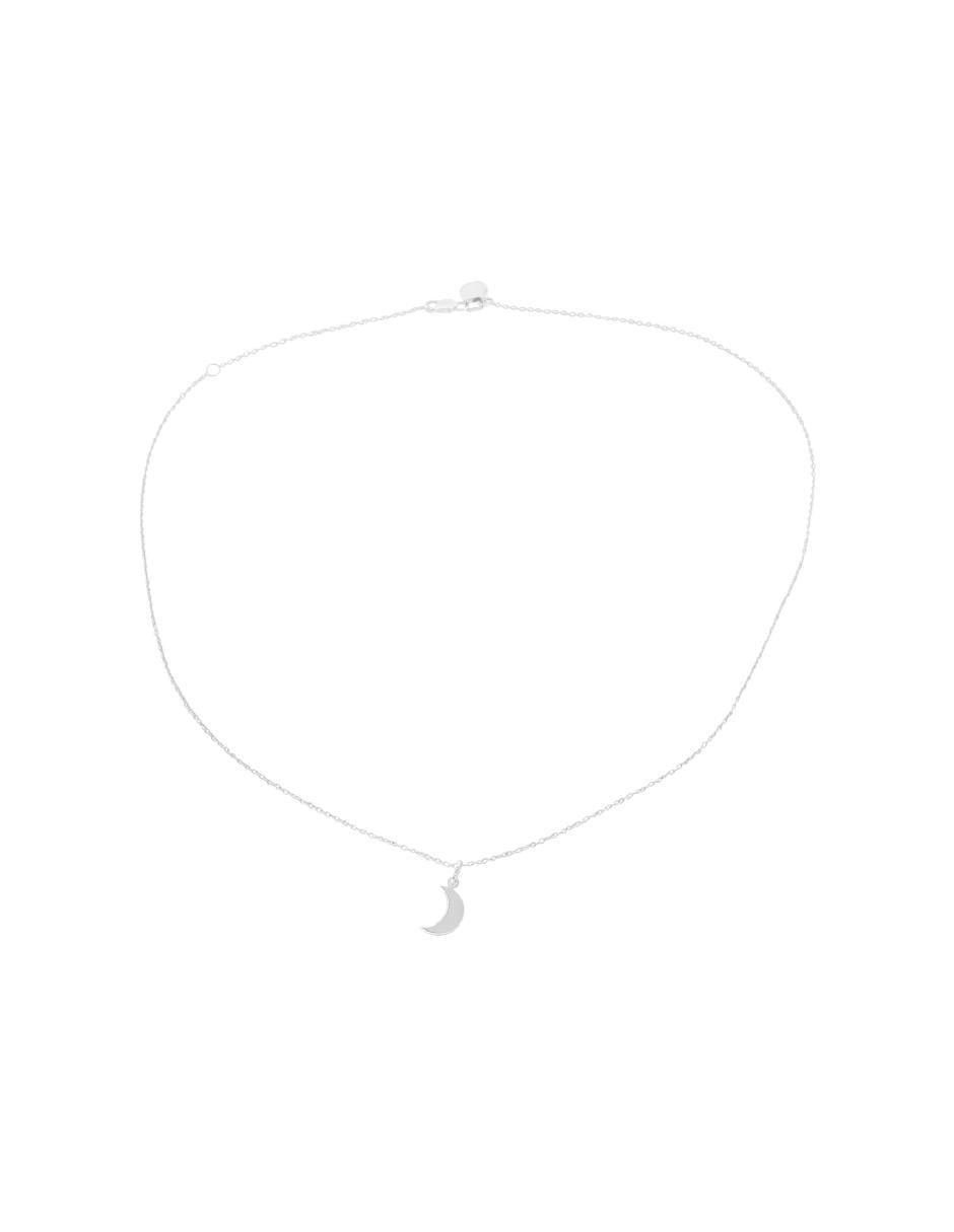 Collar con dije de luna Universe de plata P 925 2