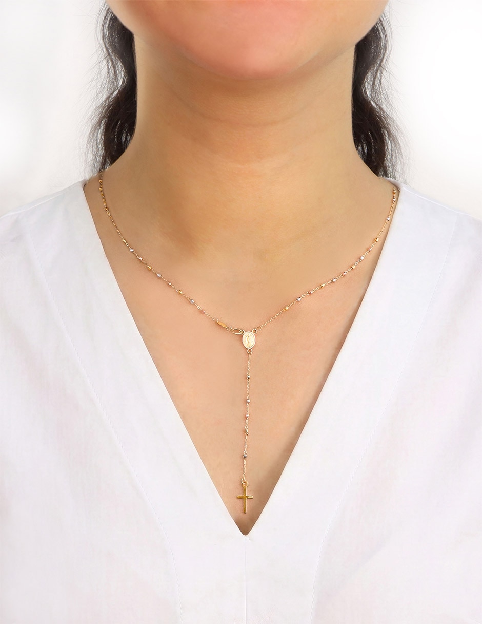 Gargantilla de oro florentino 14 K 4