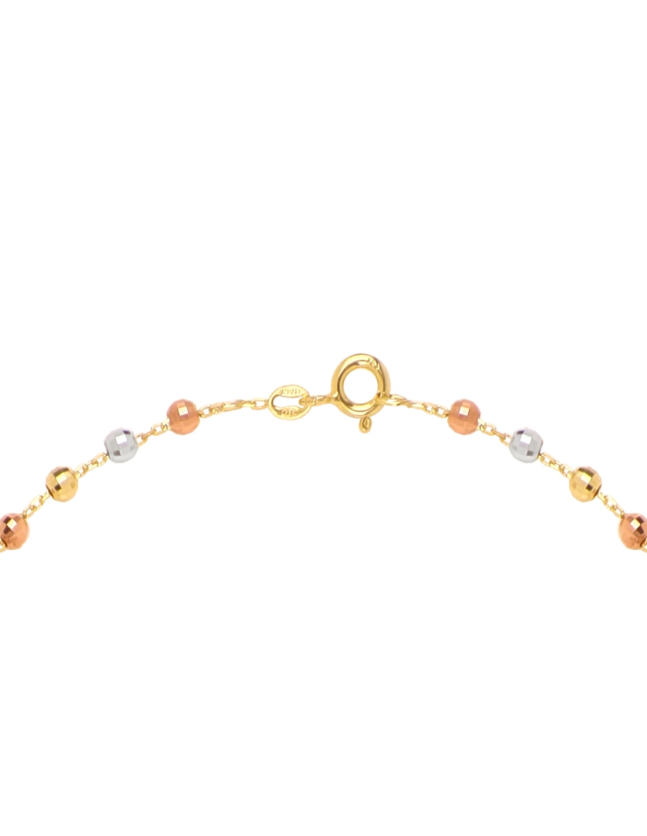 Gargantilla de oro florentino 14 K 2