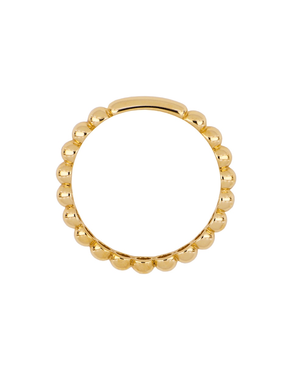 Anillo 14 k de oro amarillo pulido 2