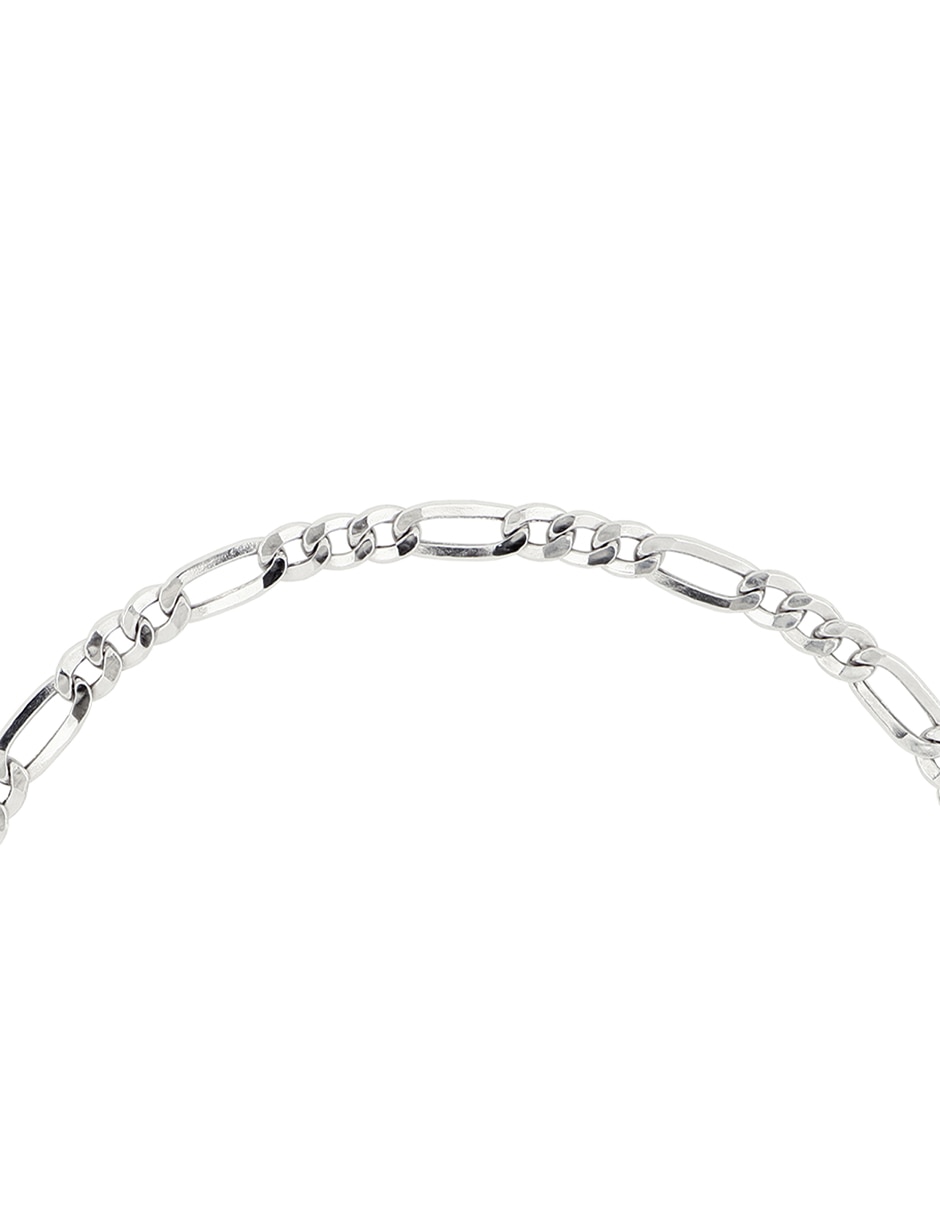 Pulsera de oro blanco 14 K 2