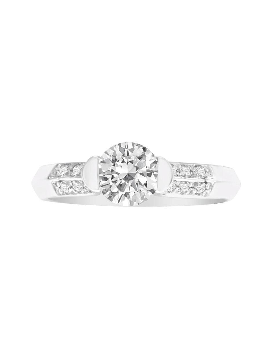 Anillo de compromiso de oro 14 k Camil diamante Anillo de compromiso de oro 14 k Camil diamante