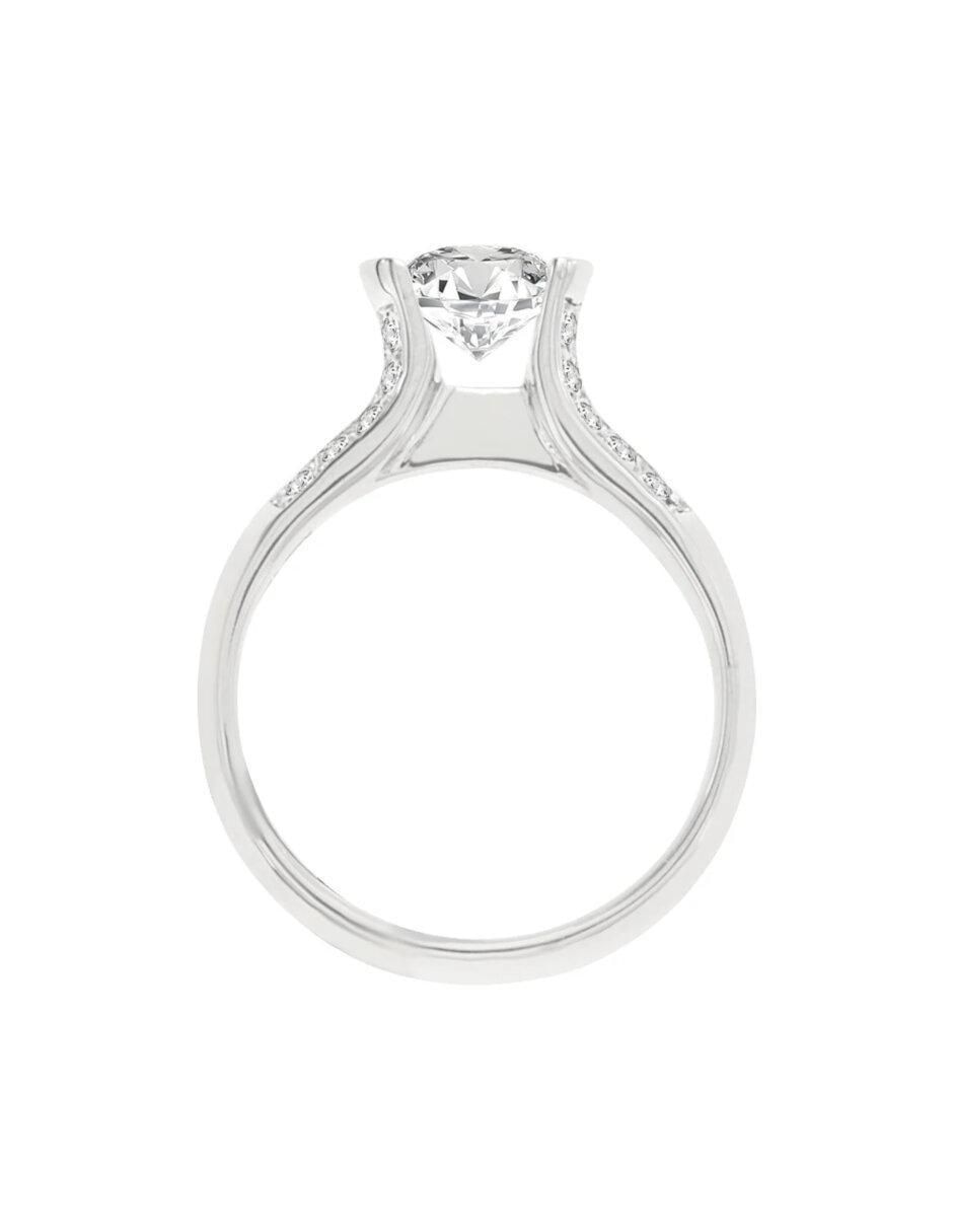 Anillo de compromiso de oro 14 k Camil diamante 5
