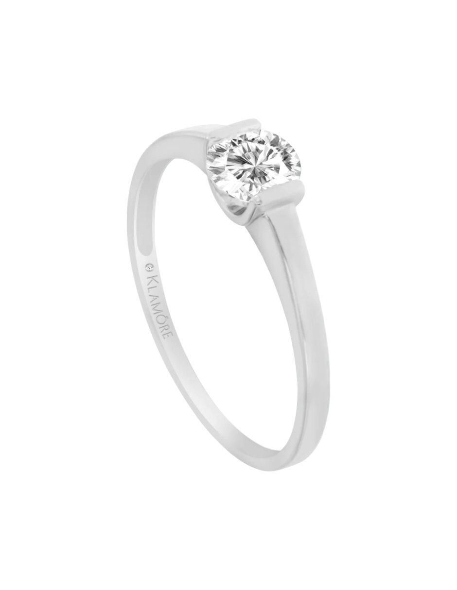Anillo de compromiso de oro 14 k Yone diamante 3