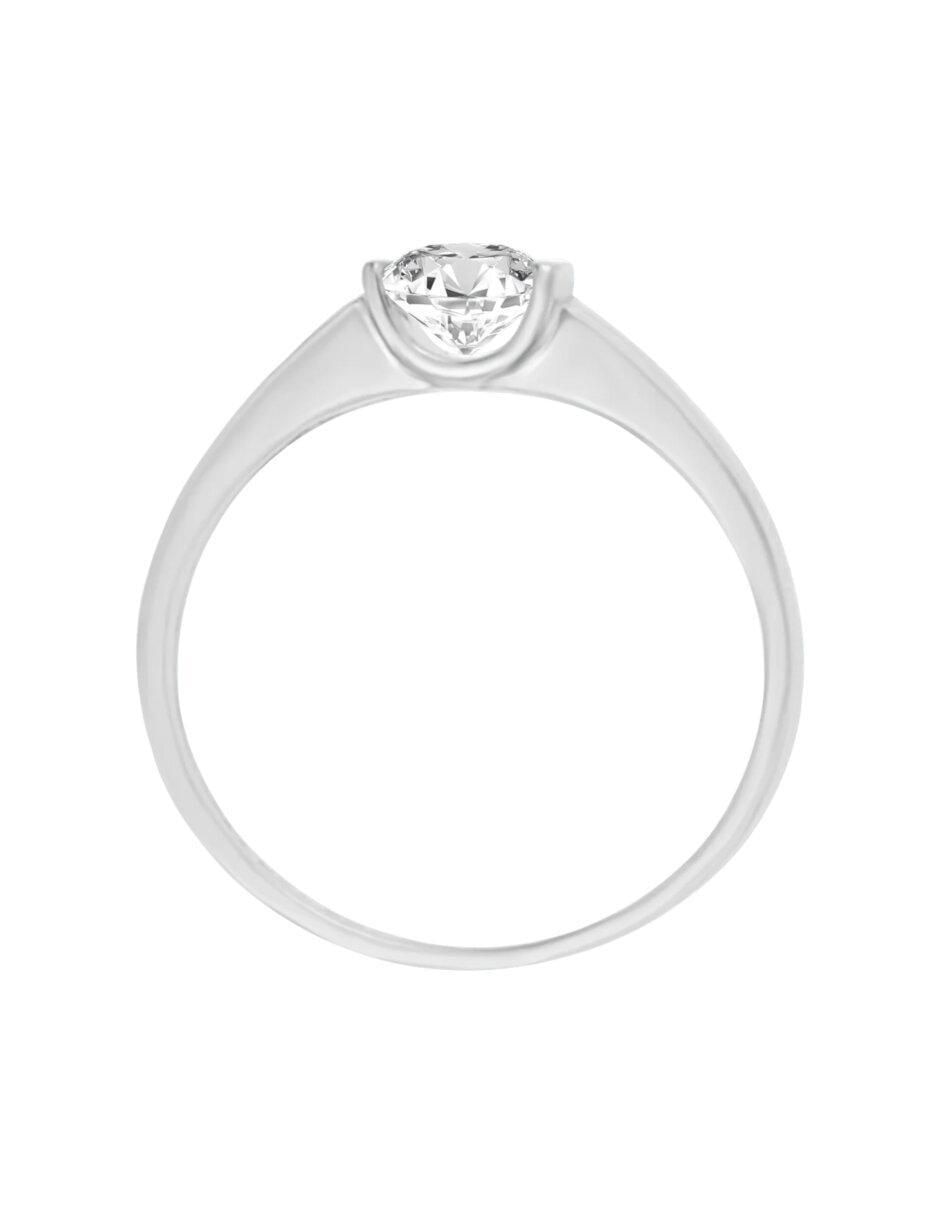 Anillo de compromiso de oro 14 k Yone diamante 4