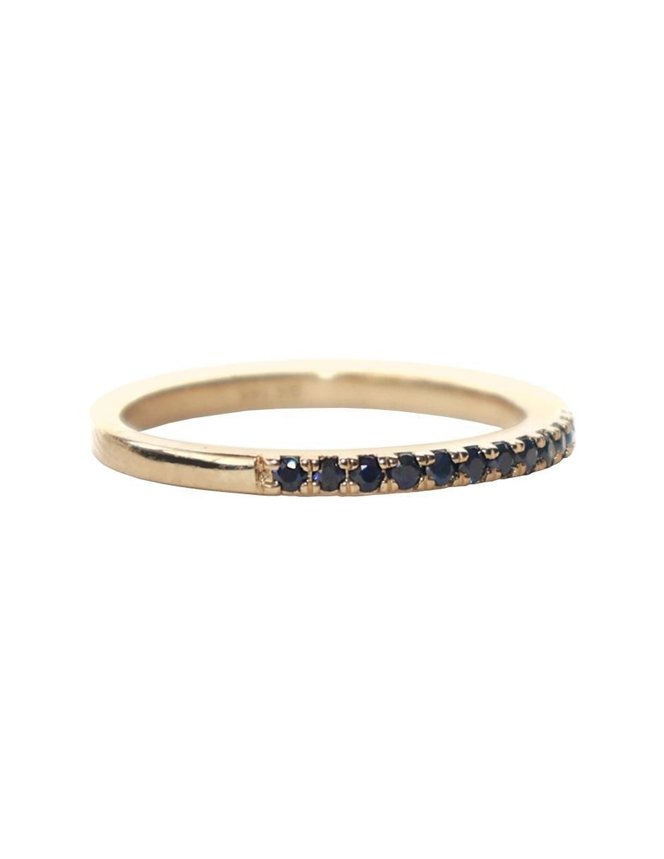 Anillo "de (si aplica)" redondo lucie sin familia o colección no aplica 14 k "de" oro zafiro sin acabado