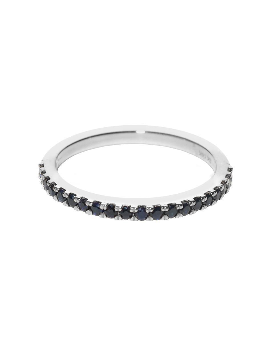 Anillo 14 k de oro zafiro