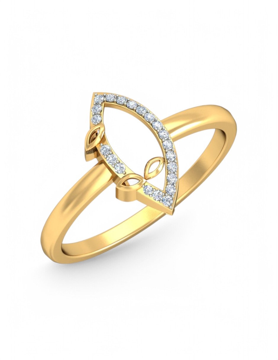 Anillo 10 k de oro amarillo zirconia brillante Anillo 10 k de oro amarillo zirconia brillante