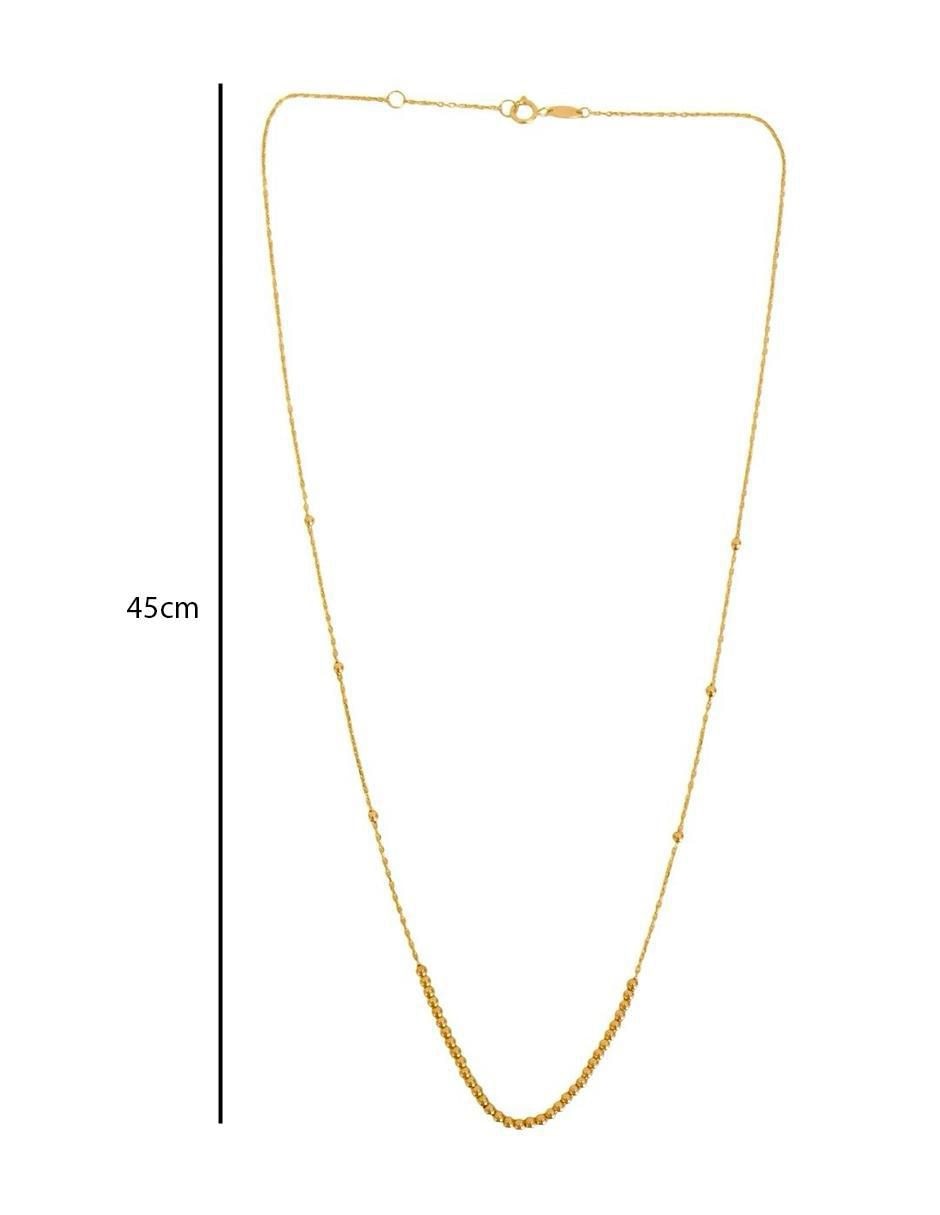 Collar de oro 10 K 4
