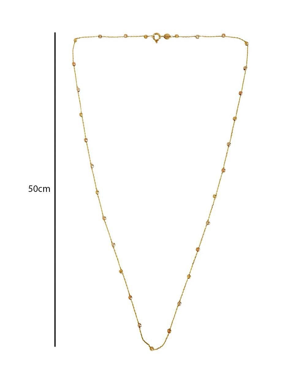 Collar de oro 10 K 4
