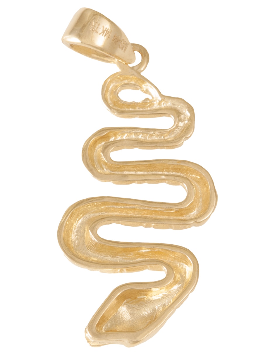 Dije de serpiente de oro 14 K 2