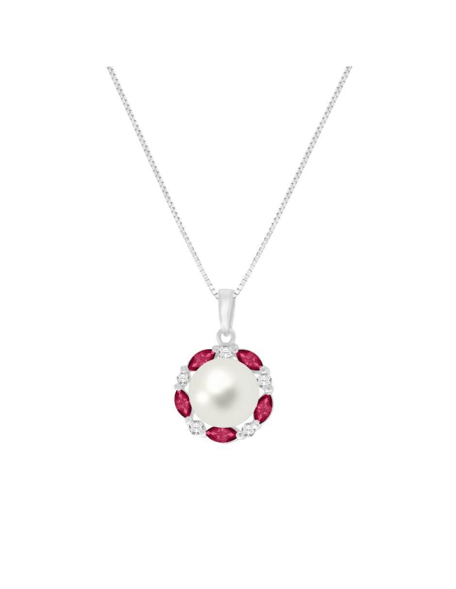 Colgante Y Dije redondo coco de oro blanco 14 K