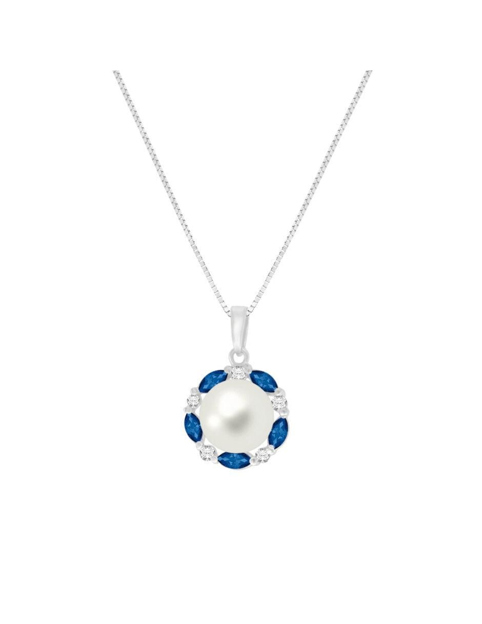 Colgante Y Dije redondo coco de oro blanco 14 K