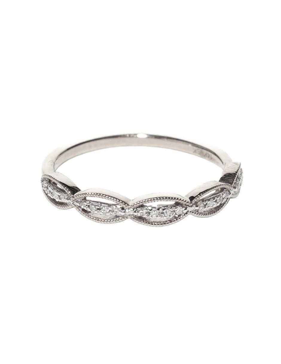 Anillo 14 k de oro diamante troquelado Anillo 14 k de oro diamante troquelado
