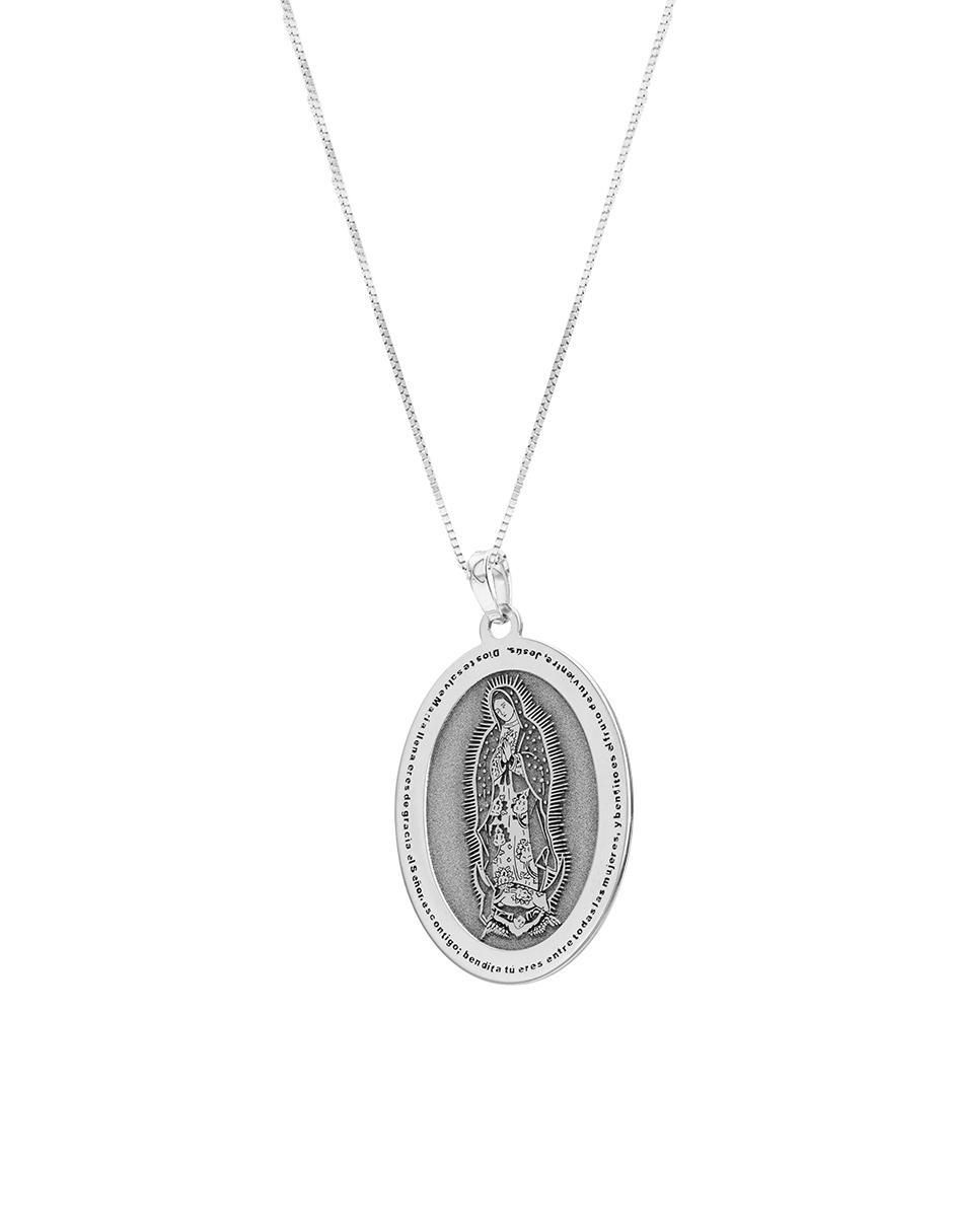 Collar con dije virgen de guadalupe de oro 10 K 2