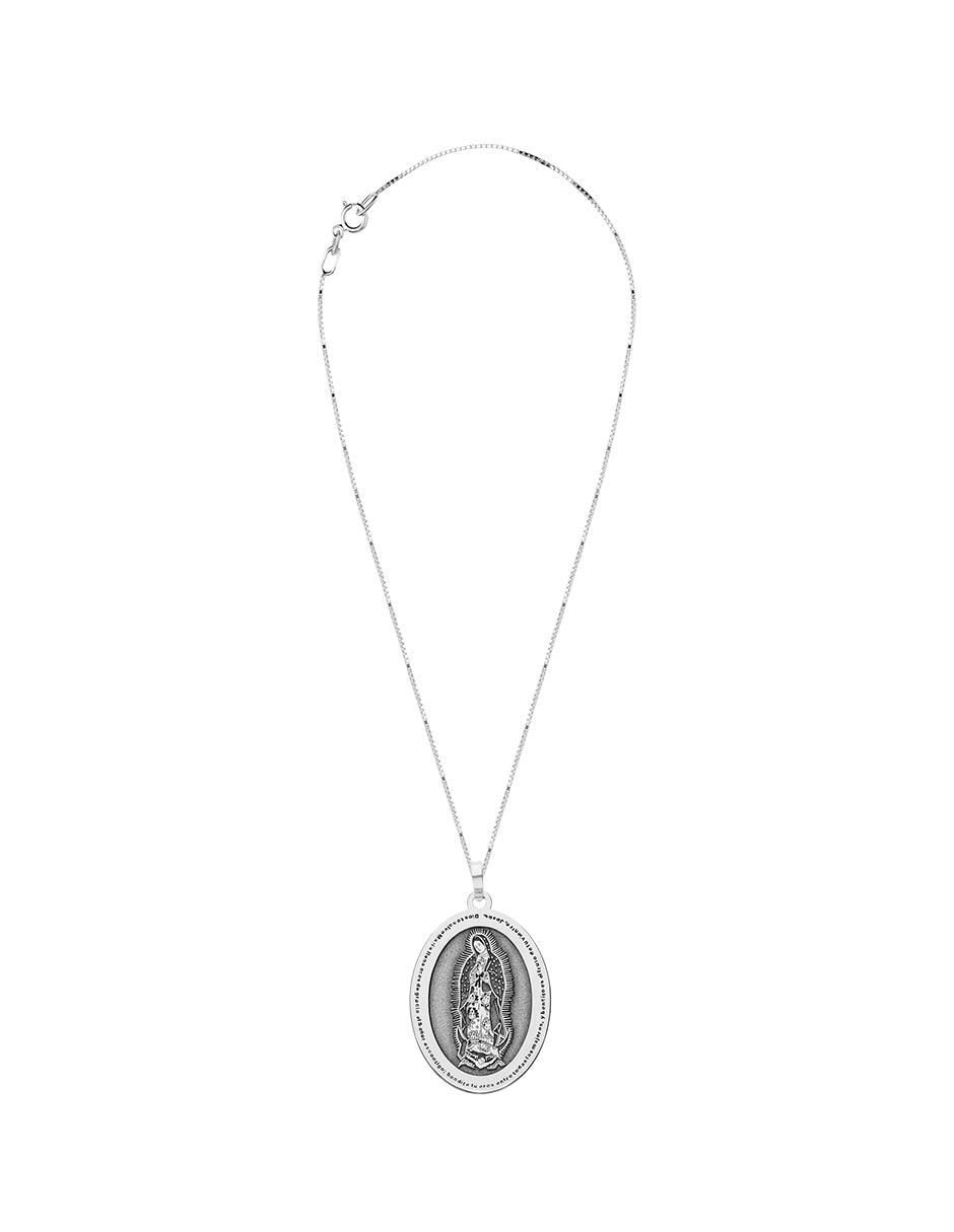 Collar con dije virgen de guadalupe de oro 10 K 3