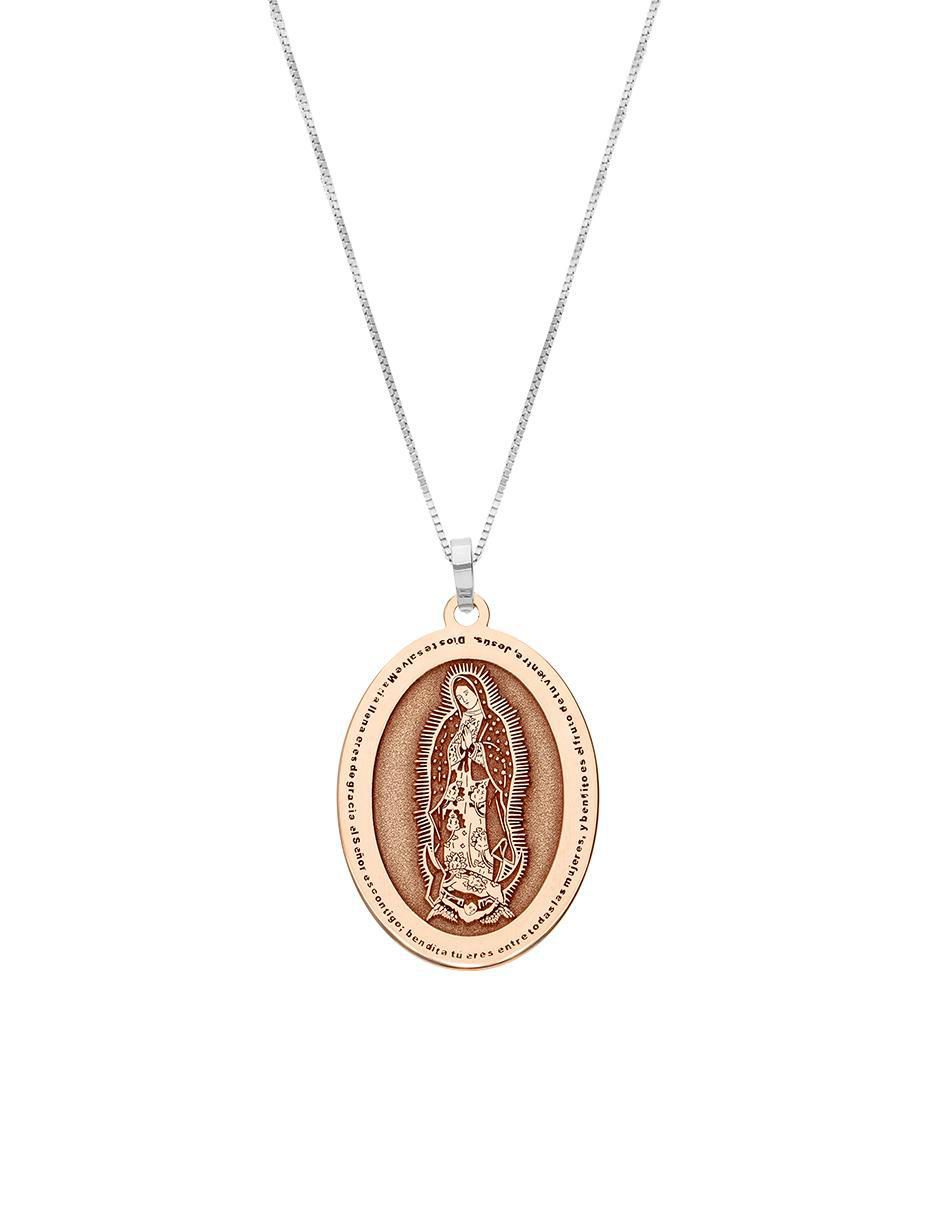 Collar con dije virgen de guadalupe de oro 10 K Collar con dije virgen de guadalupe de oro 10 K
