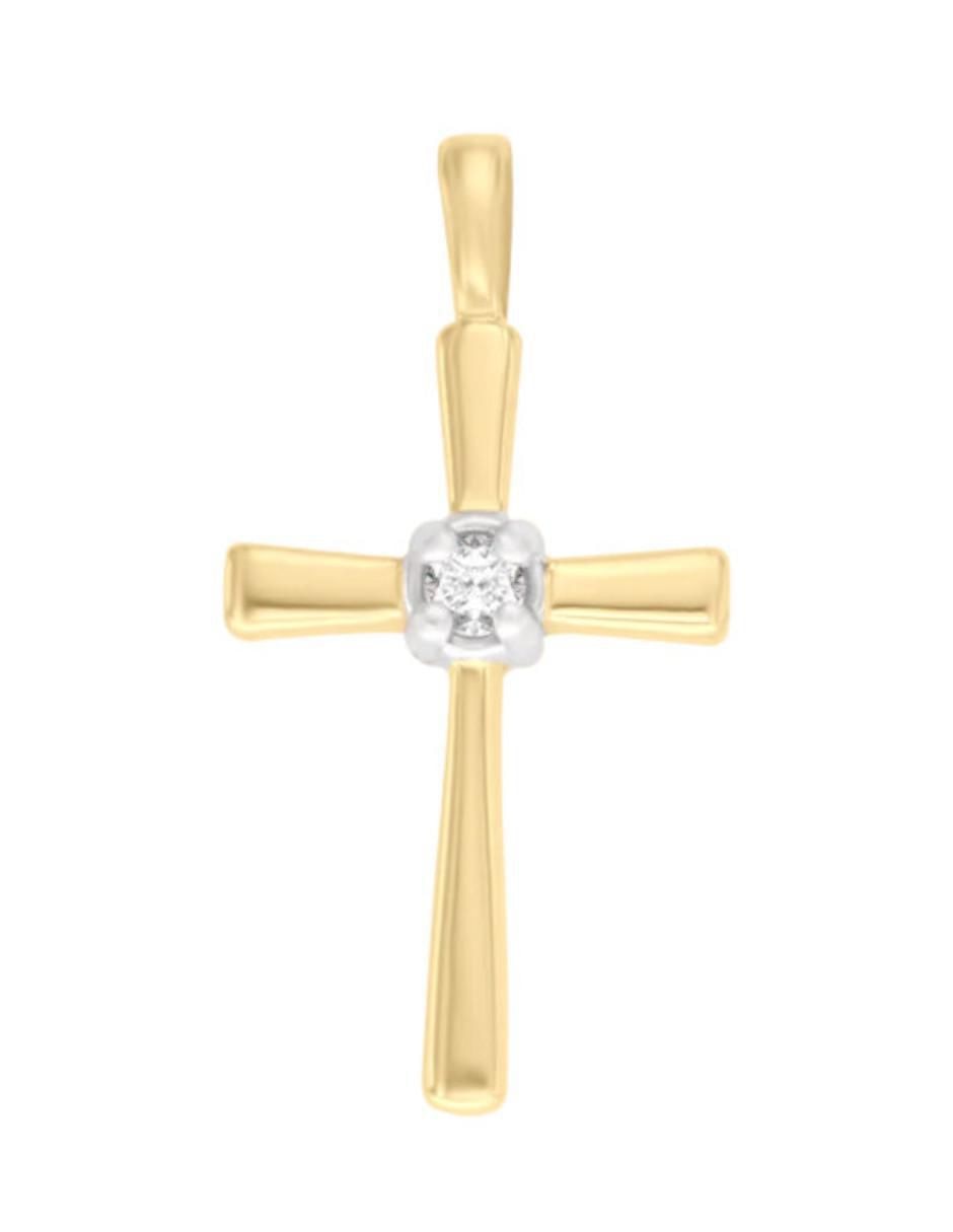 Dije de cruz de oro 14 K