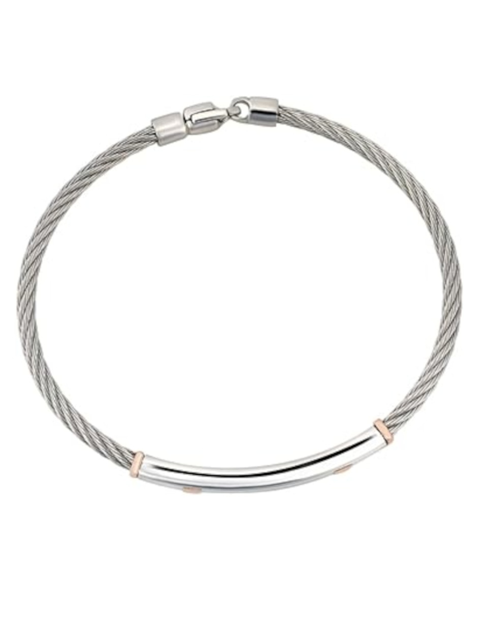 Brazalete 14 K con acabado liso 2