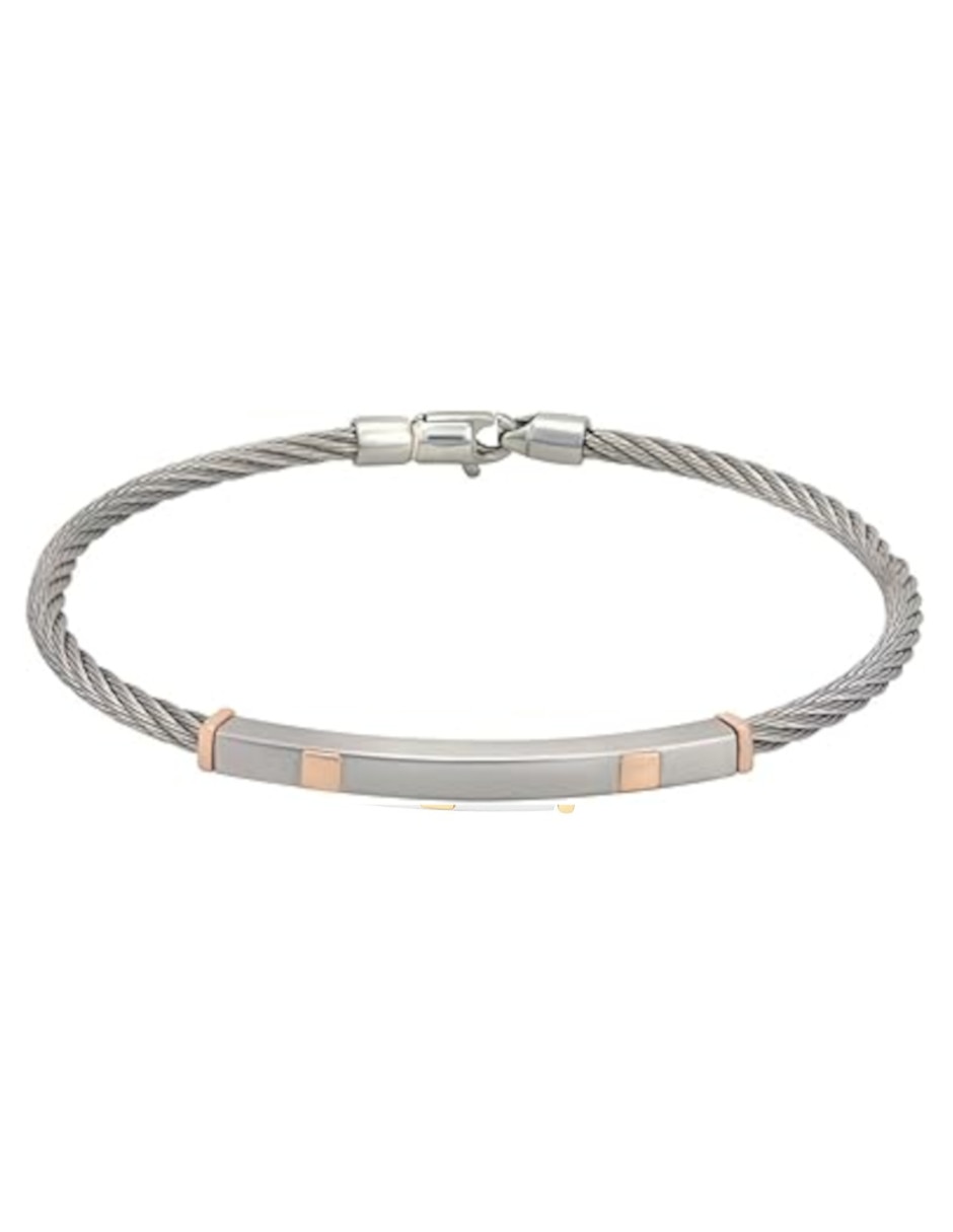 Brazalete 14 K con acabado liso 3