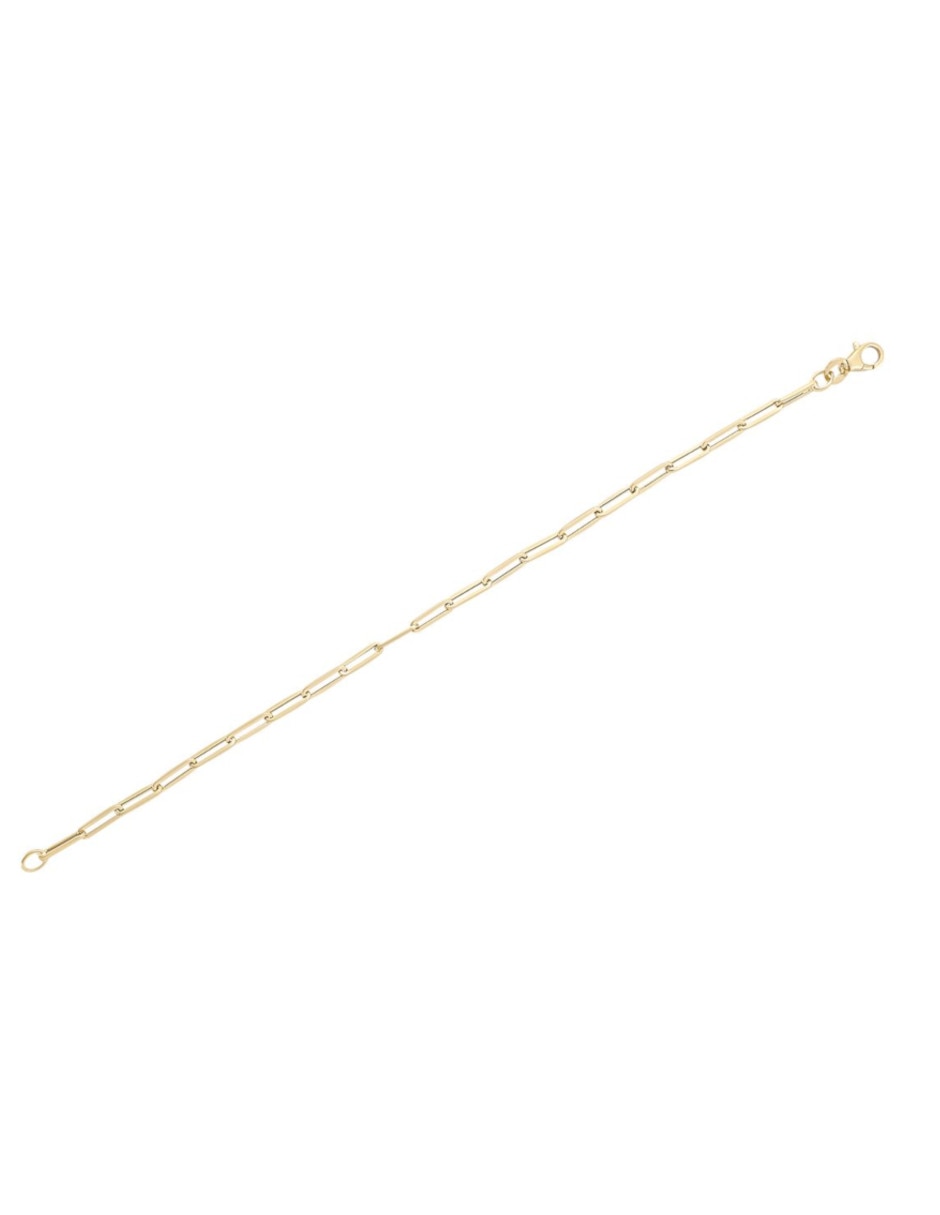Pulsera de oro 14 K con acabado brillante 2