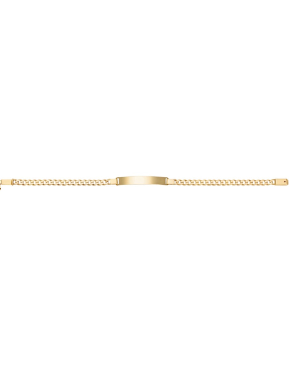 Esclava de oro 14 K con acabado brillante 3