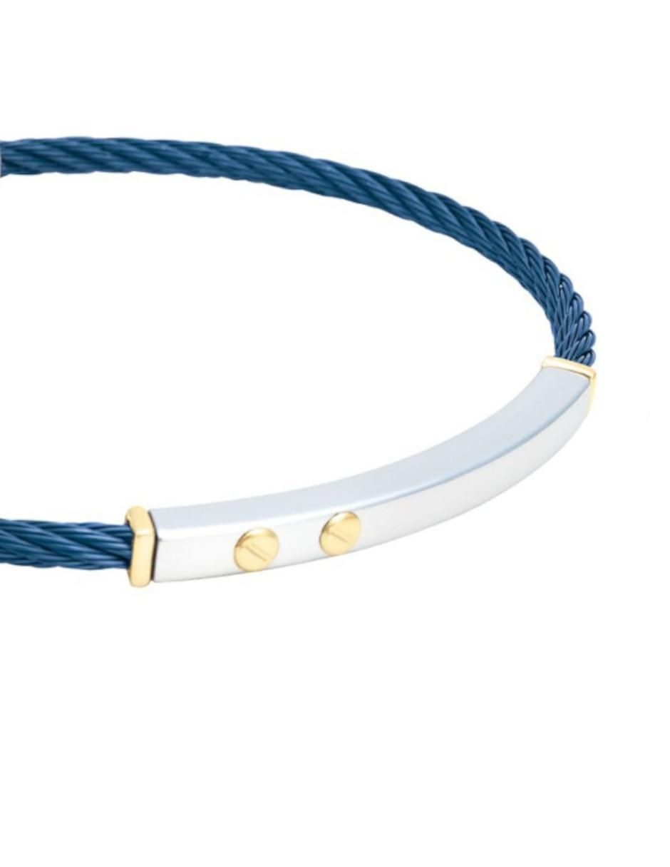 Brazalete 14 K con acabado liso 4