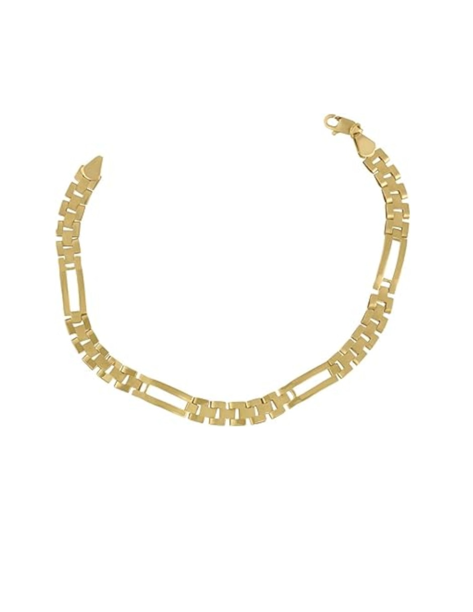 Pulsera de oro 14 K con acabado brillante 3