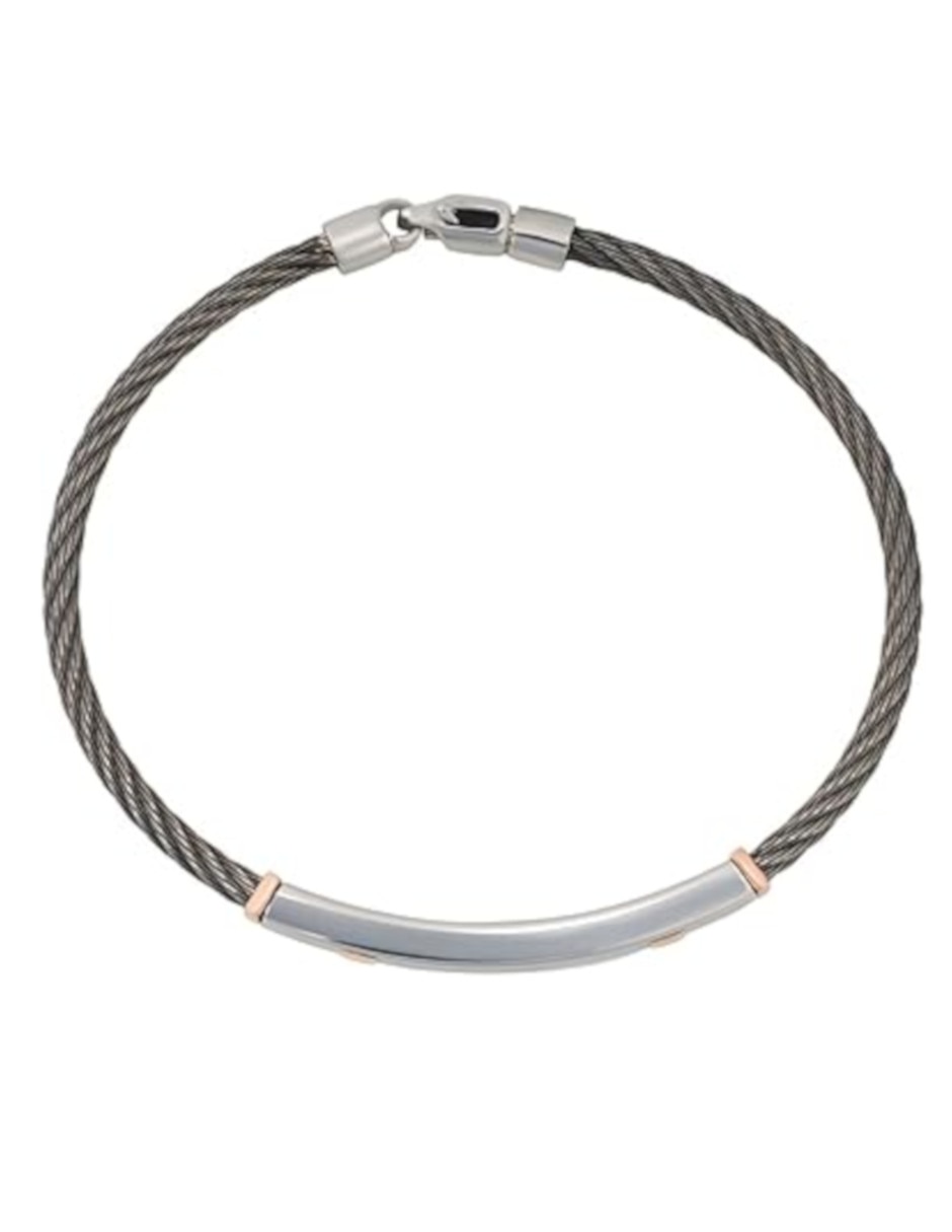 Brazalete 14 K con acabado liso 2