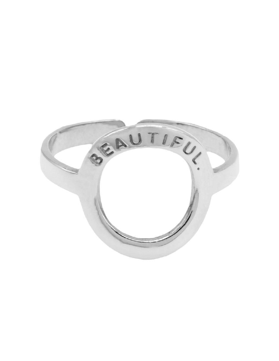 Anillo "de (si aplica)" redondo teresa díaz joyería mexicana empowerment & self-love no aplica p 925 "de" plata sin gema brillante