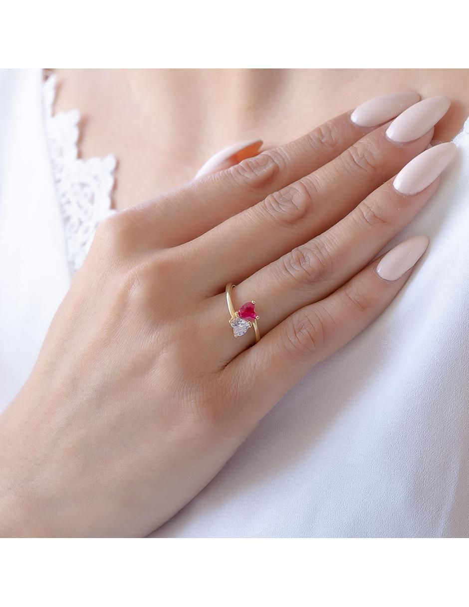 Anillo "de (si aplica)" ninguna abba joyas sin familia no aplica 14 k "de" oro zirconia brillante