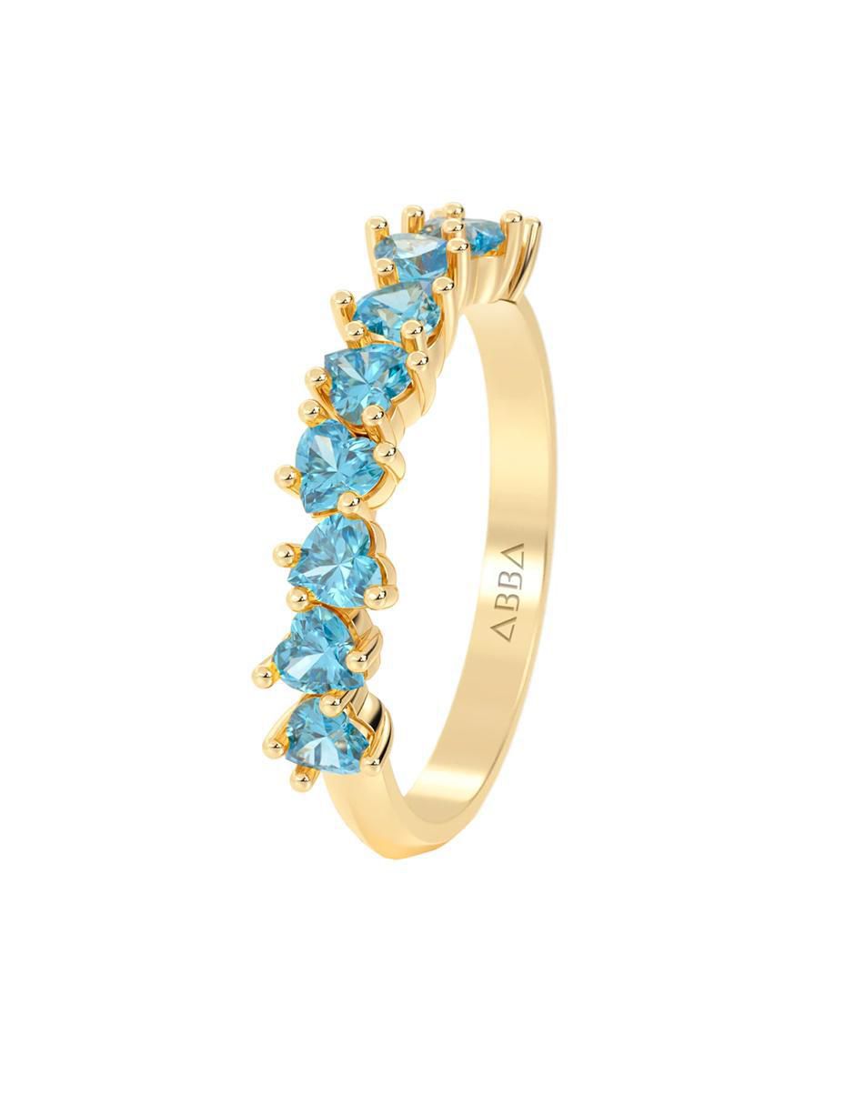 Churumbela "de" oro 14 k abba joyas sin familia zirconia