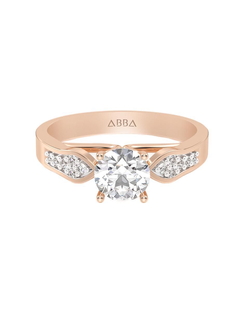 Anillo de compromiso de oro 10 k zirconia Anillo de compromiso de oro 10 k zirconia