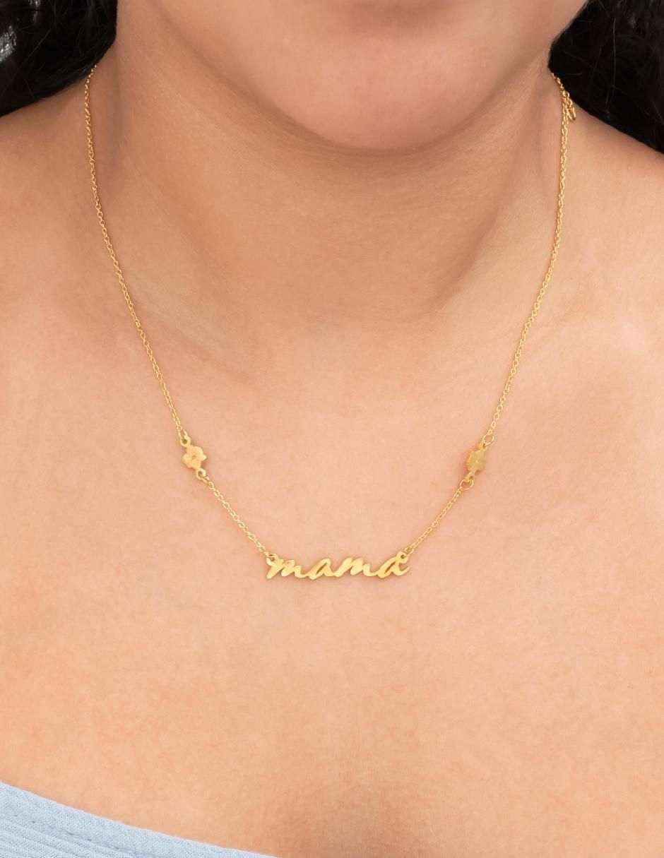 Collar con dije Para Ti Mamá de plata P.925 3