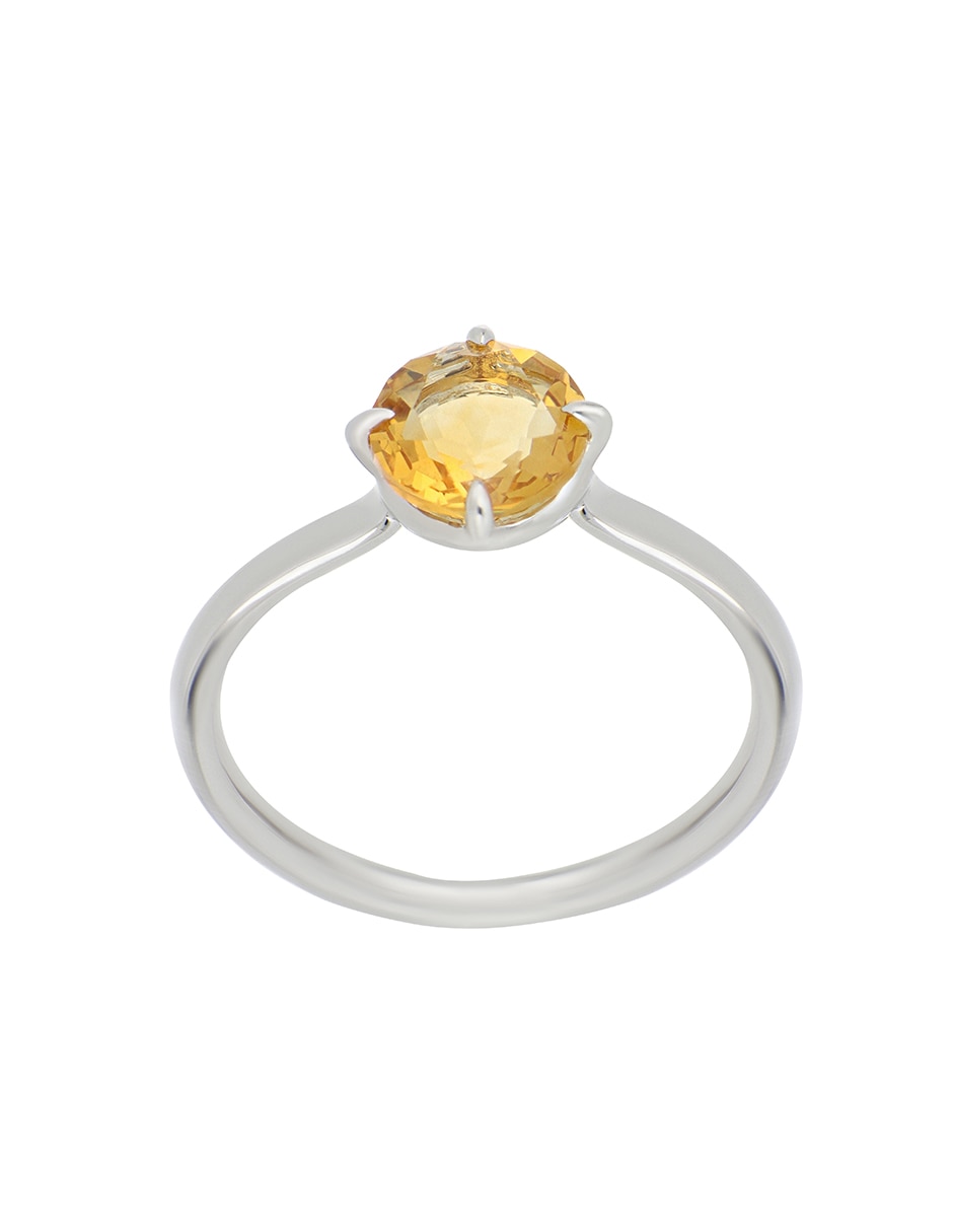 Anillo Colorful P 925 de plata citrina