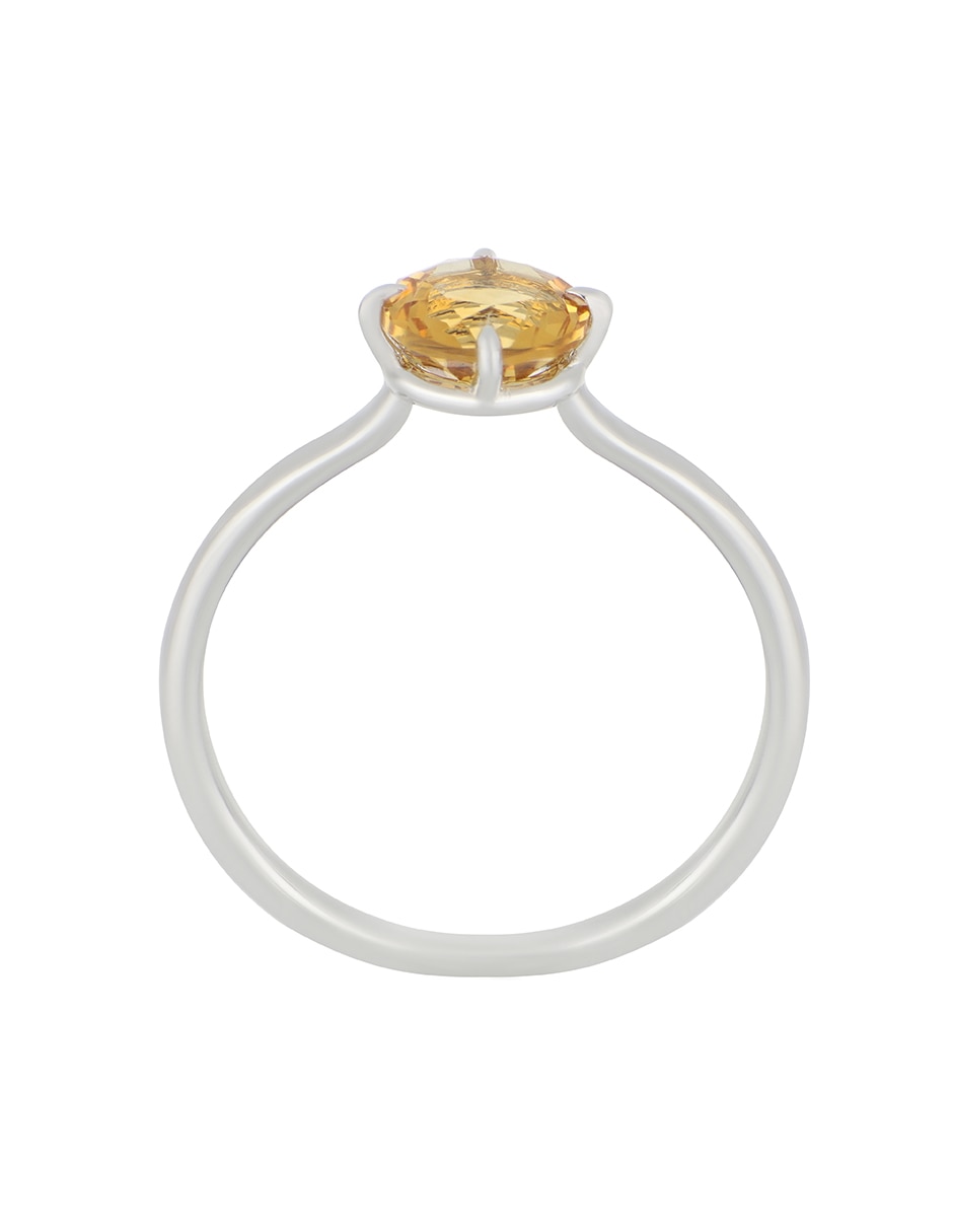 Anillo Colorful P 925 de plata citrina 2