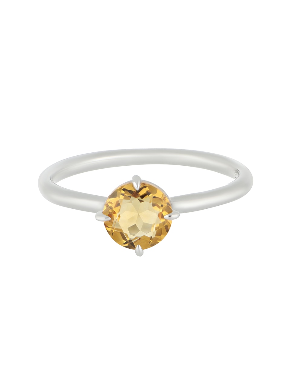 Anillo Colorful P 925 de plata citrina 3