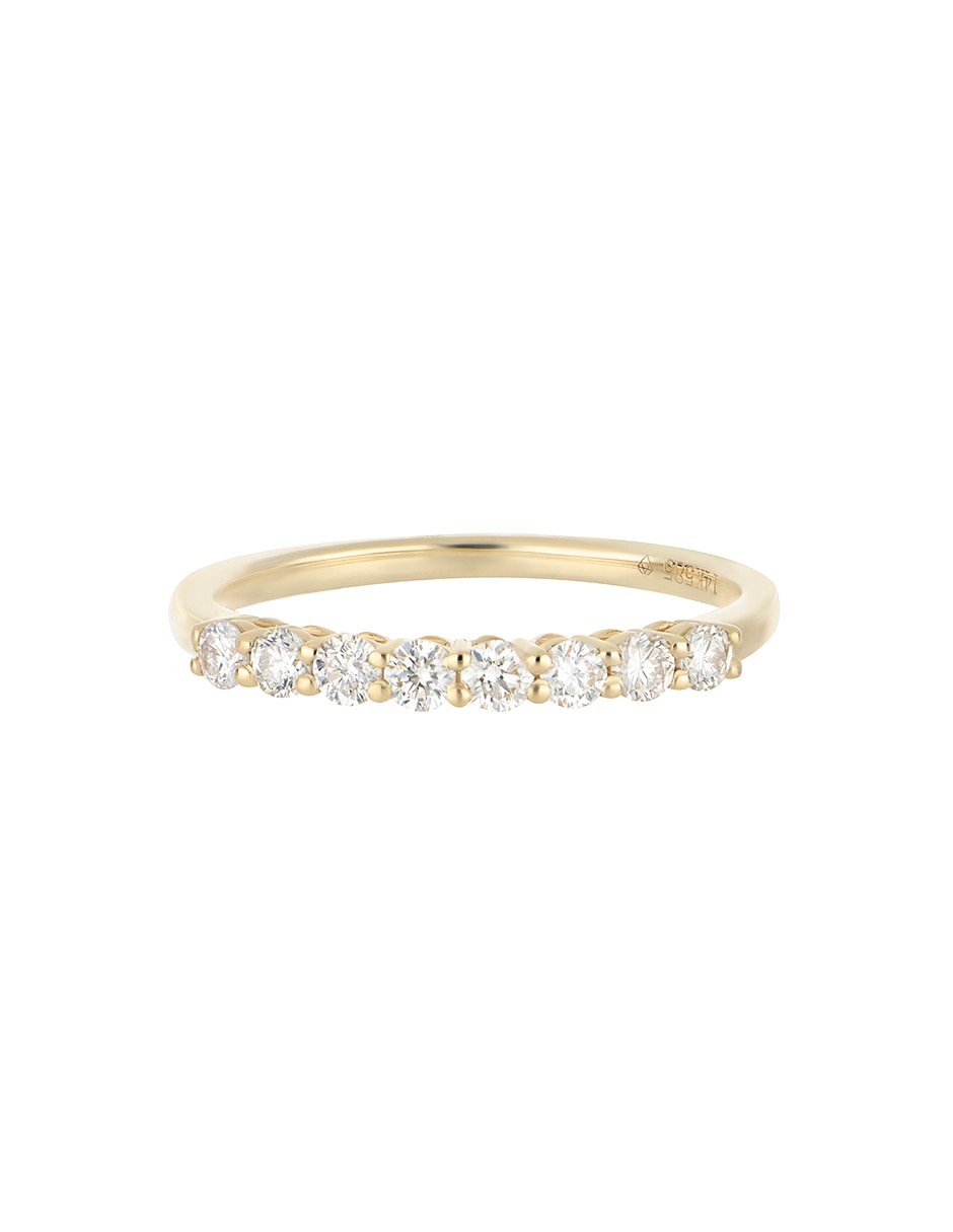 Anillo Classy 14 k de oro amarillo diamante 3