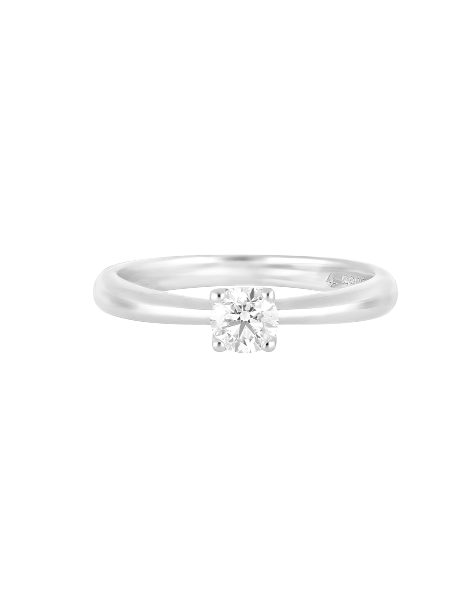 Anillo Classy 14 k de oro blanco diamante 3