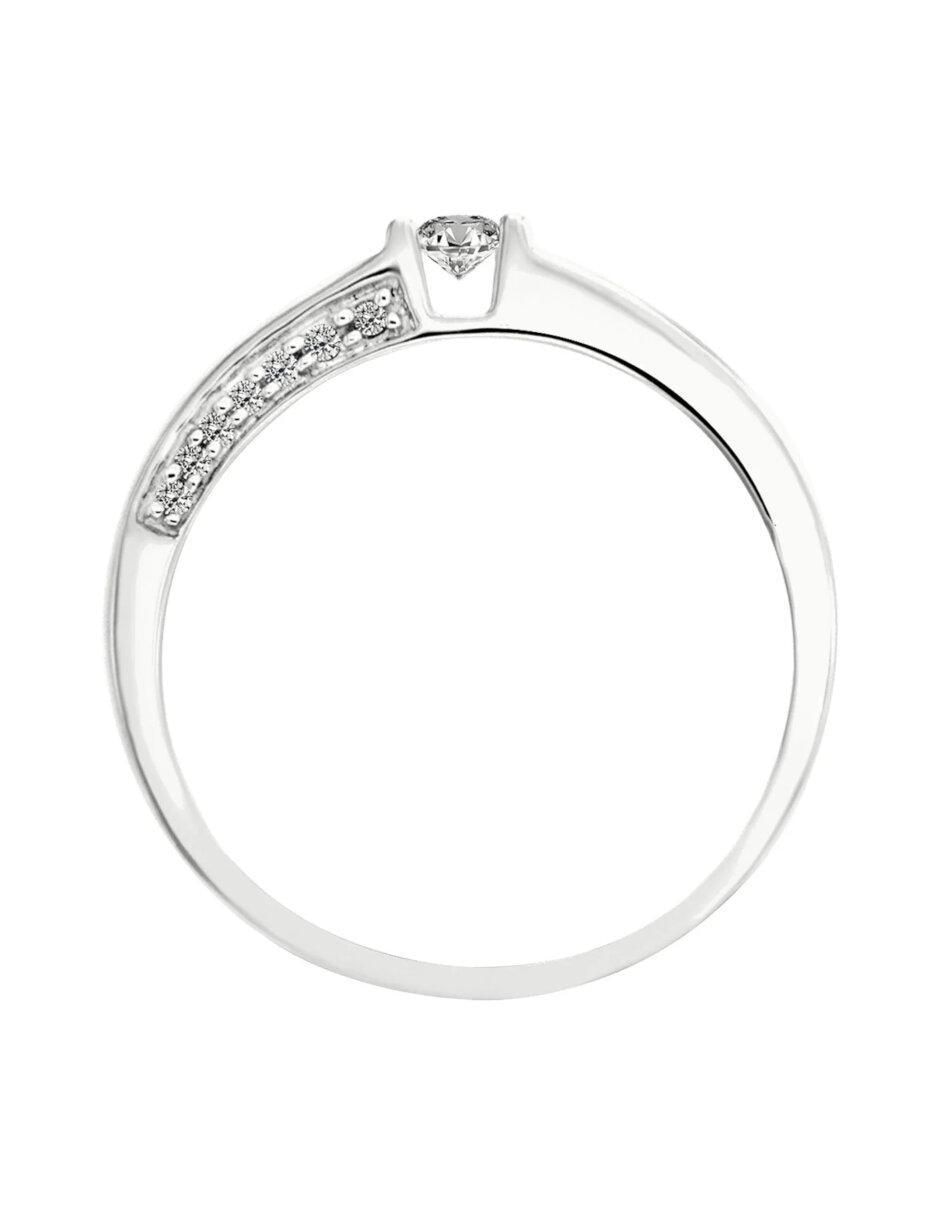 Anillo de compromiso de oro 14 k Anne diamante 3