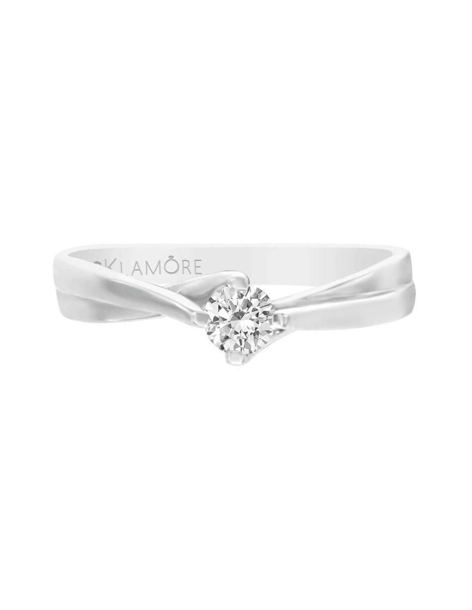 Anillo de compromiso de oro 14 k Icia diamante Anillo de compromiso de oro 14 k Icia diamante