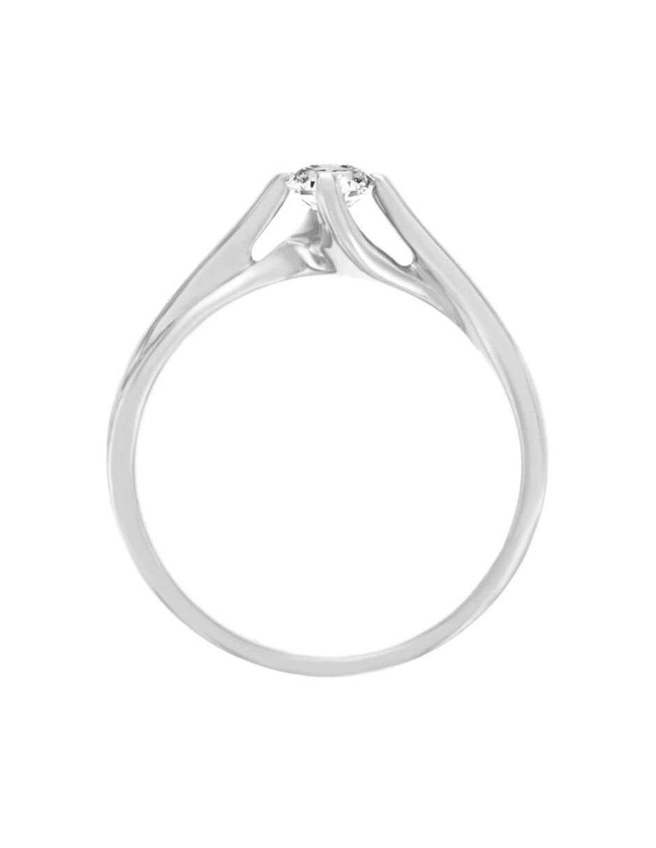 Anillo de compromiso de oro 14 k Icia diamante 3
