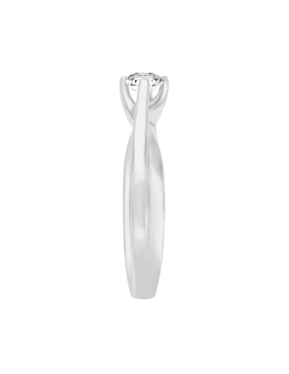 Anillo de compromiso de oro 14 k Icia diamante 6