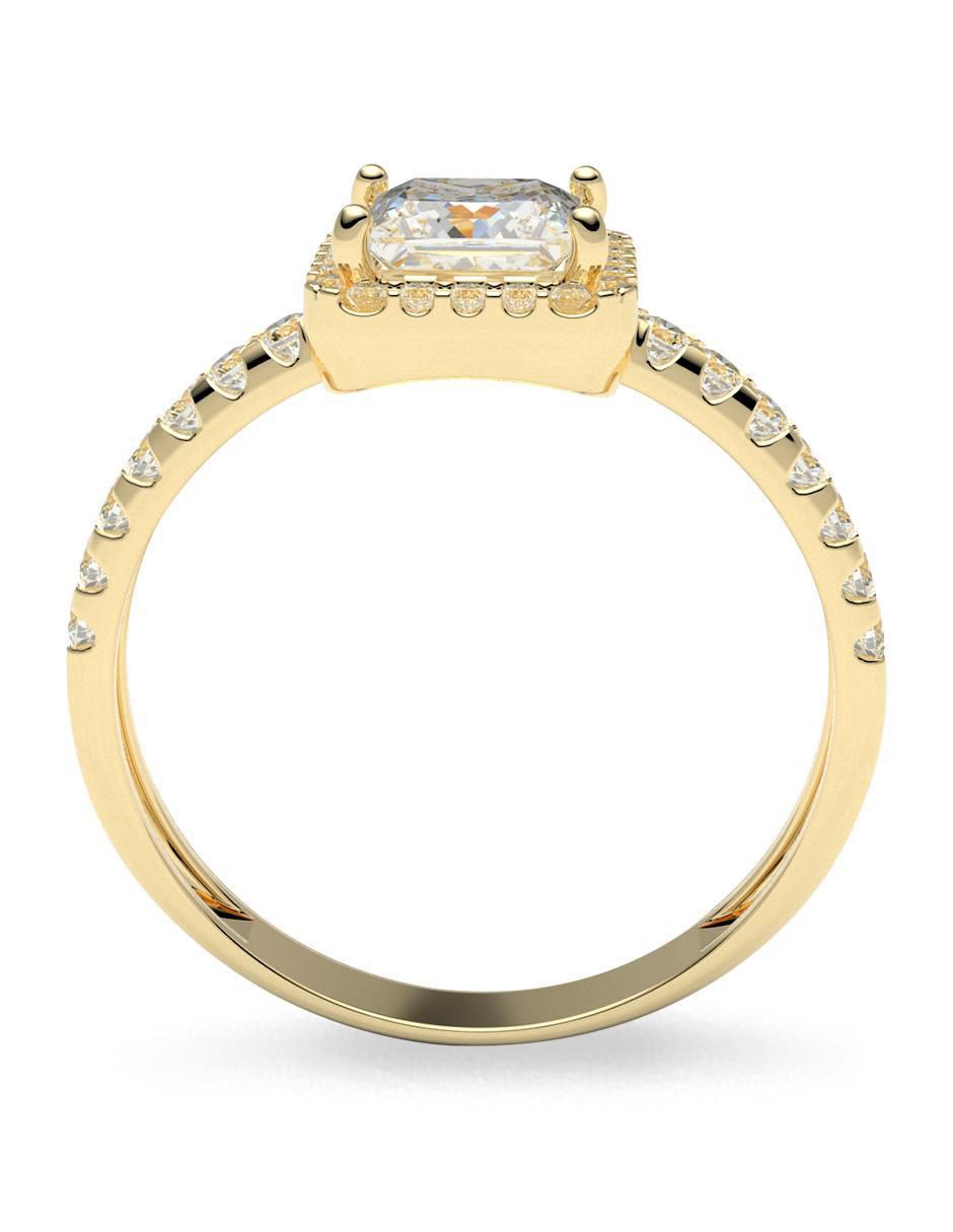 Anillo de compromiso "de" oro 10 k amelie joyas sin coleccion  zirconia